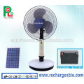 Table Fan Rechargeable Fan Solar Stand Fan Portabel Fan with LED Light Solar Panel PLD-31T